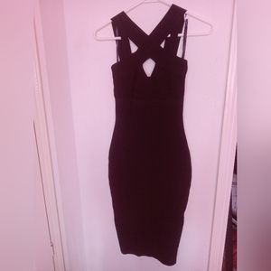 Marciano Black bodycon dress